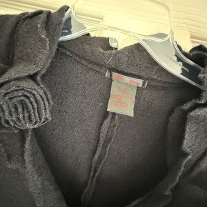 Alison Sheri Black Wool Blend Jacket. Runs small.